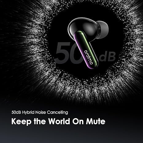 Oraimo SpaceBuds ANC Wireless Earbuds with 50dB Noise Cancelling Bluetooth Technology - Image 2