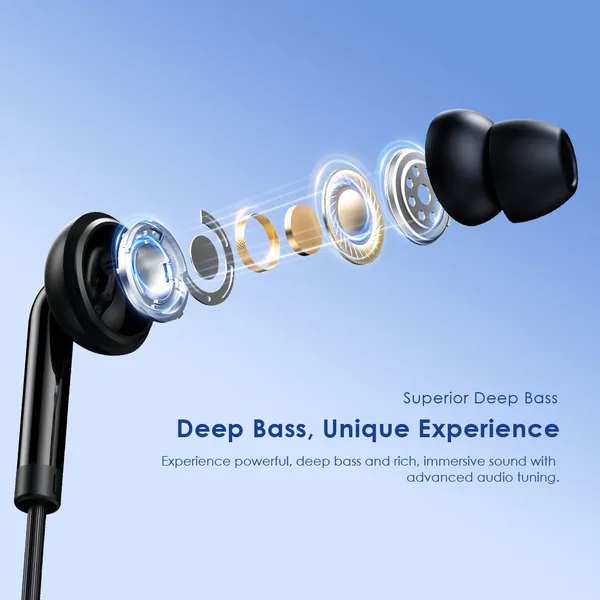Oraimo Superior Deep Bass Ear Wired Earphones - Image 5
