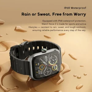 Watch Nova AMOLED IP68 Curved Touchscreen Smart Watch