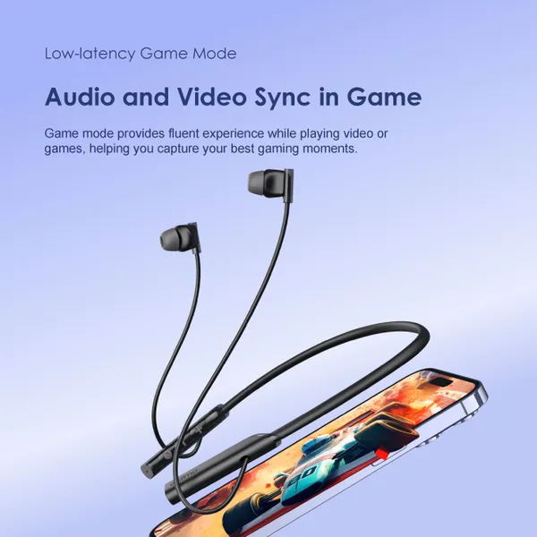 Oraimo Necklace Lite Call Vibration Wireless Earphones - Image 4