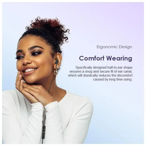 Oraimo Ultimate Comfort Type-C Half In-ear Wired Headphones - Image 3